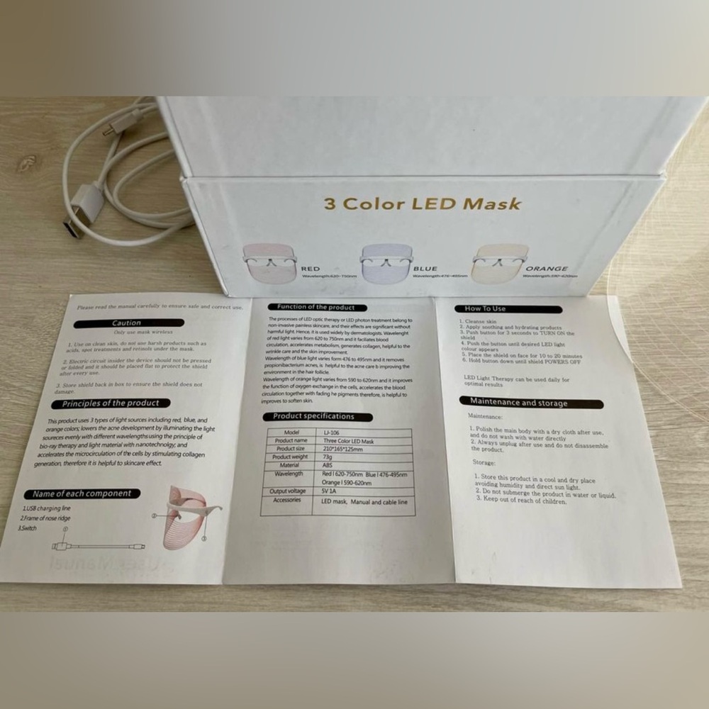 LED Light Therapy Mask - Picture 8 of 8